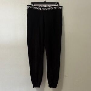 Emporio Armani Black Lounge Pants